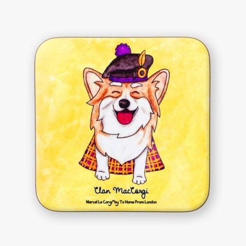 Le Scottish Corgi Coaster Le Scottish Corgi Coaster