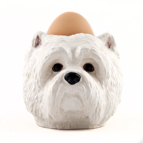 Quail Ceramics Quail Westie Face Egg Cup Quail Ceramics Quail Westie Face Egg Cup