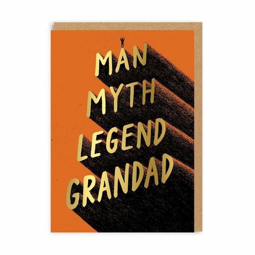 Man Myth Legend Granddad Card Man Myth Legend Granddad Card