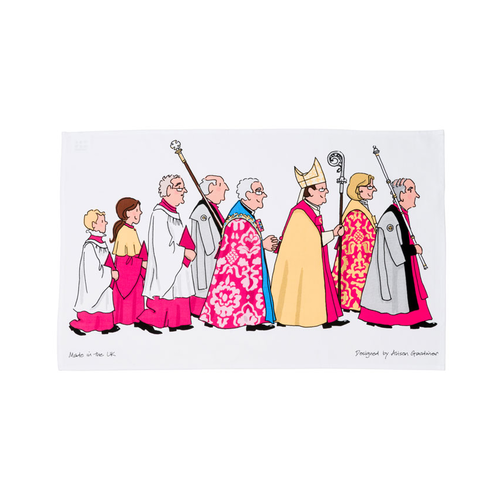 Alison Gardiner Cathedral Procession Tea Towel Alison Gardiner Cathedral Procession Tea Towel