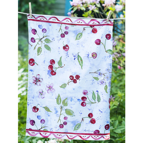 April Cornell Cherries Tea Towel April Cornell Cherries Tea Towel