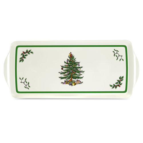 Spode Spode Christmas Tree Sandwich Tray Spode Spode Christmas Tree Sandwich Tray