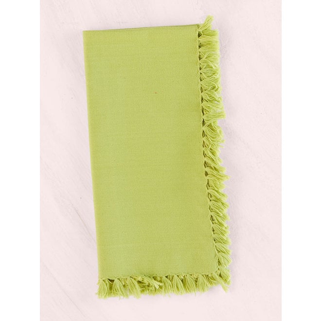 Essential Cotton Napkin Set, Light Green