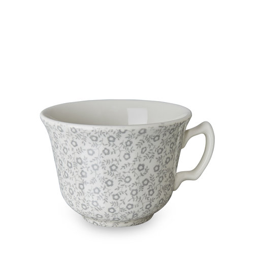 Burleigh Pottery Dove Grey Felicity Teacup & Saucer Burleigh Pottery Dove Grey Felicity Teacup & Saucer