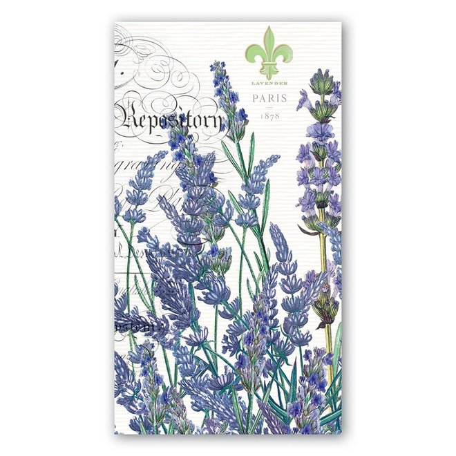 Michel Lavender Rosemary Paper Hostess Napkins