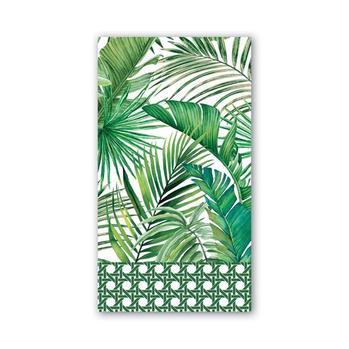 Michel Design Works Michel Palm Breeze Hostess Napkins Michel Design Works Michel Palm Breeze Hostess Napkins