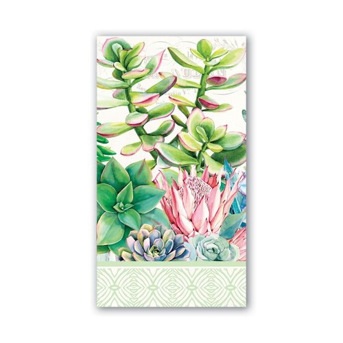 Michel Design Works Pink Cactus Hostess Napkins Michel Design Works Pink Cactus Hostess Napkins