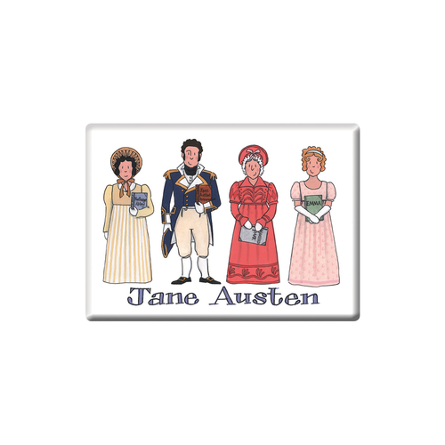 Alison Gardiner Jane Austen Fridge Magnet (Jumbo 90 x 65mm) Alison Gardiner Jane Austen Fridge Magnet (Jumbo 90 x 65mm)