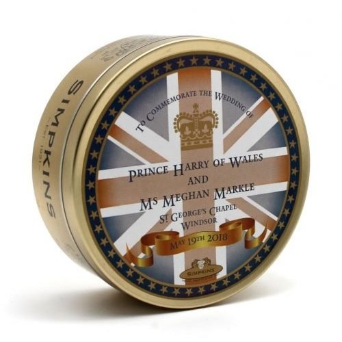 Simpkins Simpkins Harry & Meghan Wedding Commemorative Tin - Crown Simpkins Simpkins Harry & Meghan Wedding Commemorative Tin - Crown