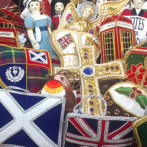 St. Nicolas Embroidered Ornaments - British Isles