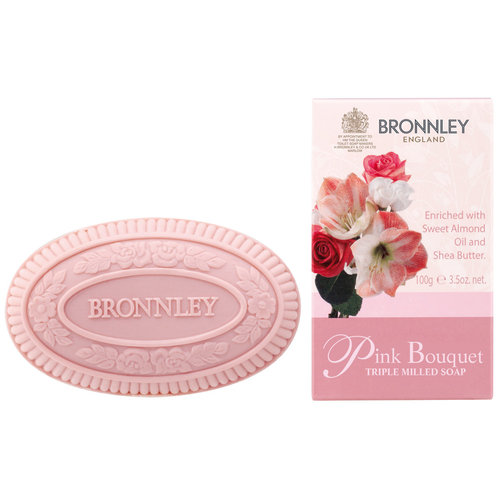Bronnley Pink bouquet triple milled soap Bronnley Pink bouquet triple milled soap