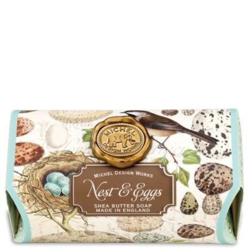 Michel Design Works Nest & Eggs Large Bath Soap Bar Michel Design Works Nest & Eggs Large Bath Soap Bar