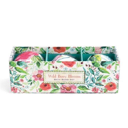 Michel Design Works Wild Berry Blossom Bath Bomb Set Michel Design Works Wild Berry Blossom Bath Bomb Set