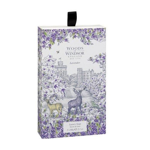 Woods of Windsor Lavender Luxury Soap 3 pack Woods of Windsor Lavender Luxury Soap 3 pack