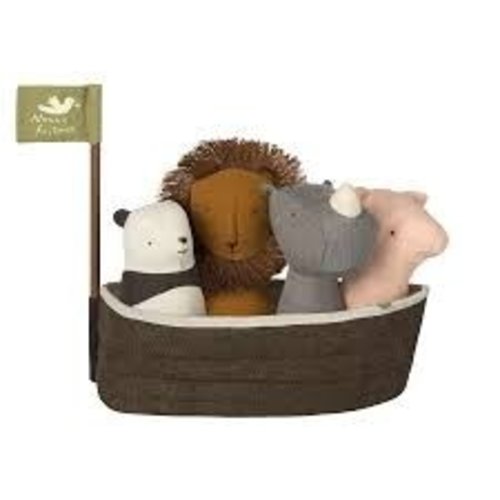 Maileg Maileg Noah's Ark with 4 Rattles Maileg Maileg Noah's Ark with 4 Rattles