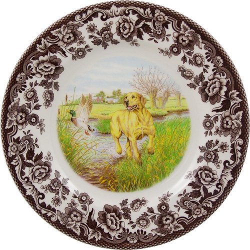 Spode Spode Woodland 27cm Dinner Plate Yellow Lab Spode Spode Woodland 27cm Dinner Plate Yellow Lab