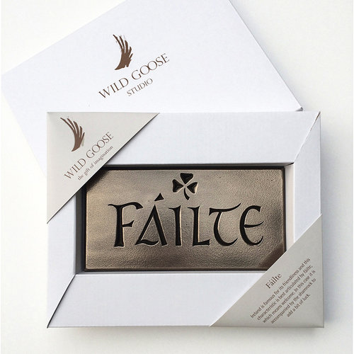 Wild Goose Wild Goose Failte Plaque Wild Goose Wild Goose Failte Plaque