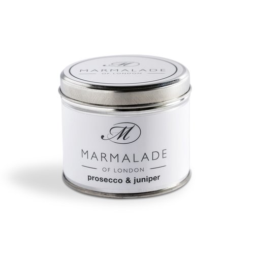 Marmalade of London Prosecco and Juniper Tin Candle Marmalade of London Prosecco and Juniper Tin Candle