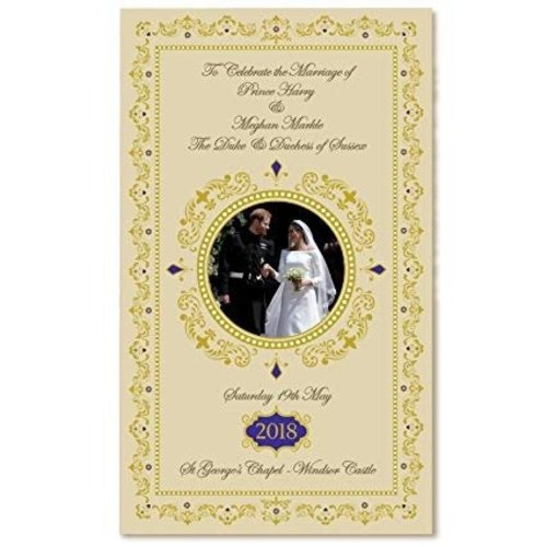 Elgate Harry & Meghan Royal Wedding Commemorative Tea Towel Elgate Harry & Meghan Royal Wedding Commemorative Tea Towel