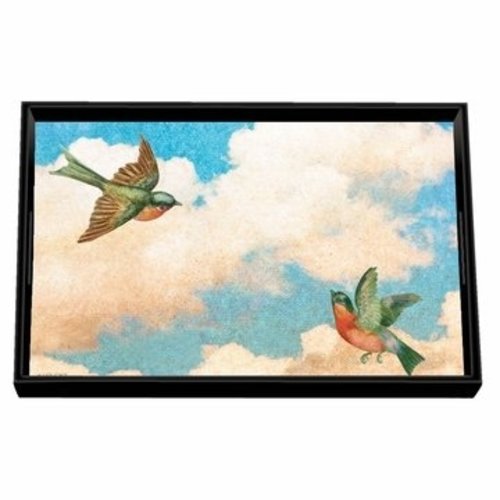 Michel Design Works Cloud Nine Vanity Decoupage Wooden Tray Michel Design Works Cloud Nine Vanity Decoupage Wooden Tray