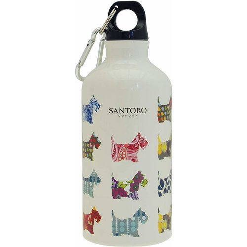 Santoro London Santoro Water Bottle Scottie Dog Santoro London Santoro Water Bottle Scottie Dog