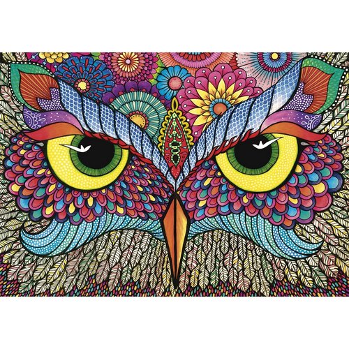 Wentworth Wooden Puzzles It's a hoot Jigsaw Puzzle - 500 pc. Wentworth Wooden Puzzles It's a hoot Jigsaw Puzzle - 500 pc.