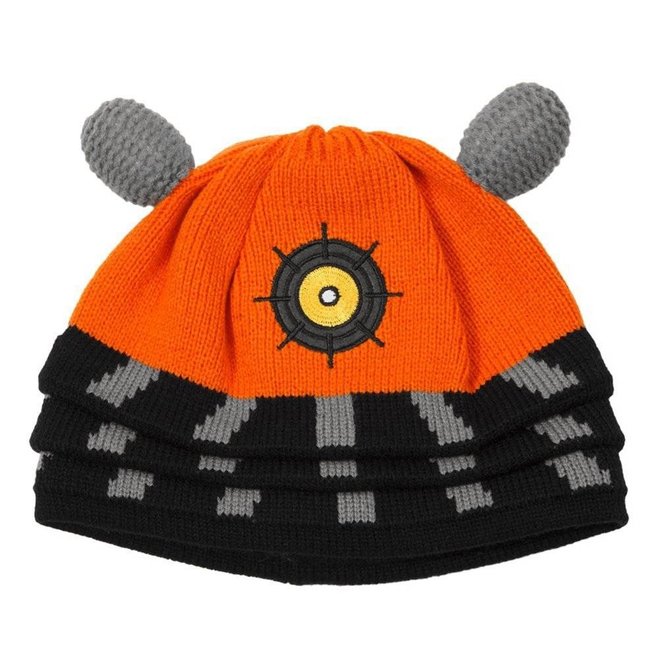 Doctor Who Dalek Knit Beanie Orange