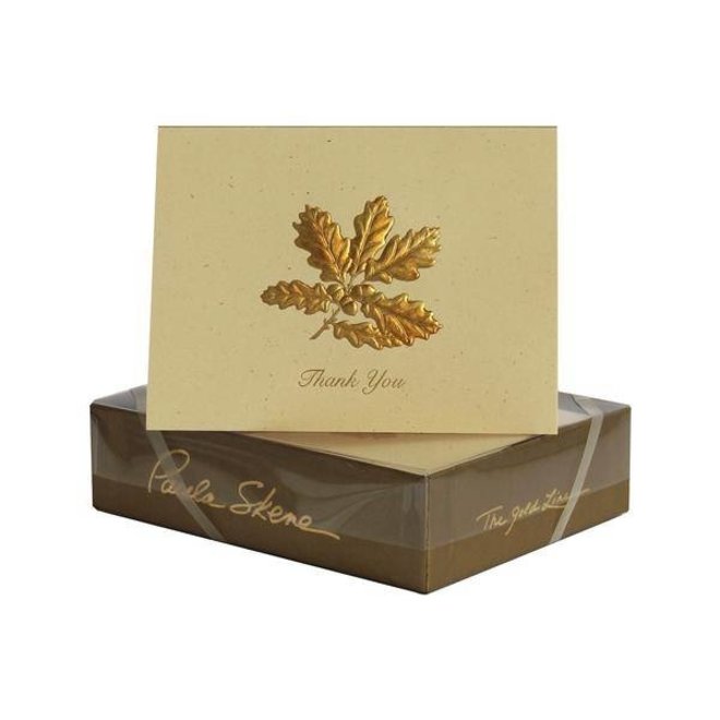 Paula Skene Gold & Sunset Mini Oak Cluster Boxed Cards