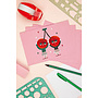 Cherry Dancers Big Notecards