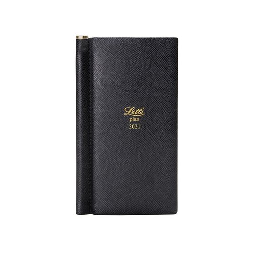 Letts of London Legacy Slim Pocket Week to View Diary 2021 Black Letts of London Legacy Slim Pocket Week to View Diary 2021 Black