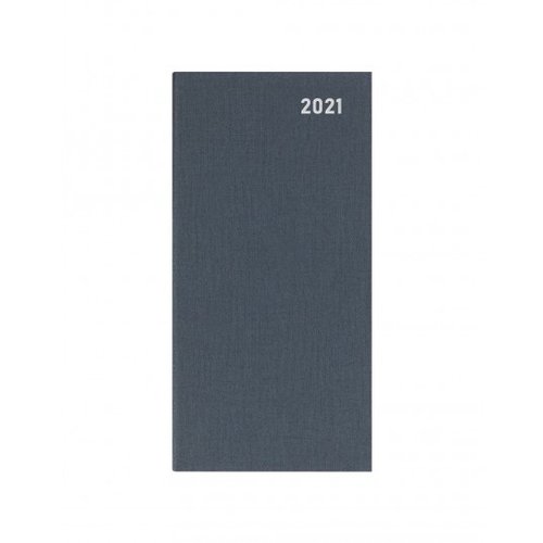 Letts of London Principal Brights Slim Week to View Diary 2021 Grey Letts of London Principal Brights Slim Week to View Diary 2021 Grey