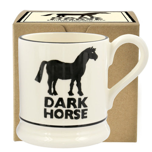 Emma Bridgewater Dark Horse 1/2 Pint Mug Boxed Emma Bridgewater Dark Horse 1/2 Pint Mug Boxed