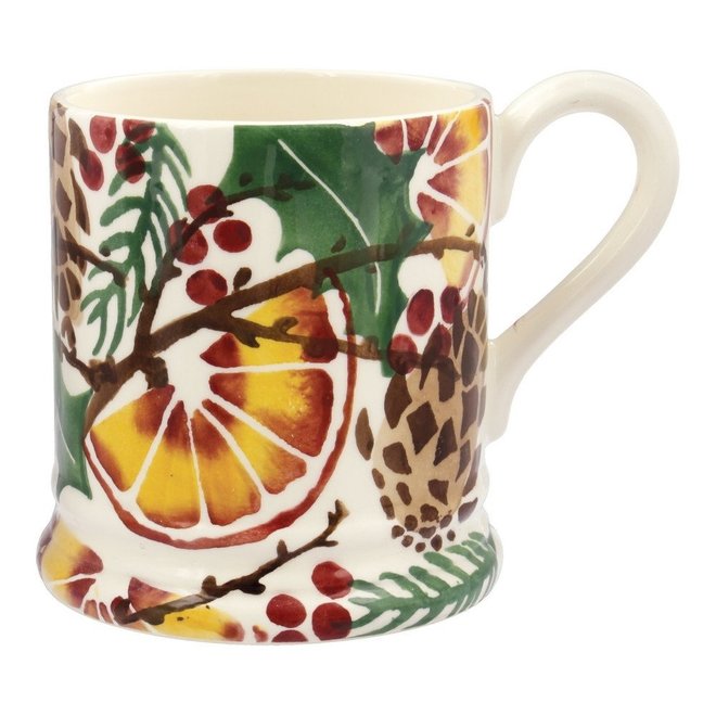 Holly Wreath 1/2 Pint Mug