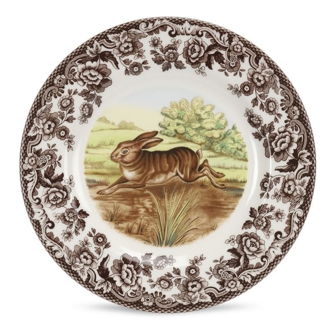 Woodland Dinner Plate (Rabbit)
