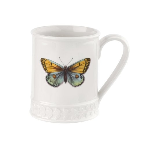 Portmeirion Botanic Garden Harmony Amber Blue Butterfly Mug Portmeirion Botanic Garden Harmony Amber Blue Butterfly Mug