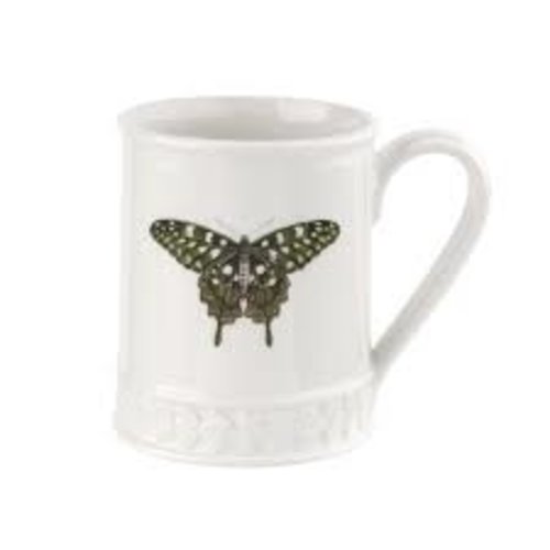 Portmeirion Botanic Garden Harmony Forest Green Butterfly Mug Portmeirion Botanic Garden Harmony Forest Green Butterfly Mug