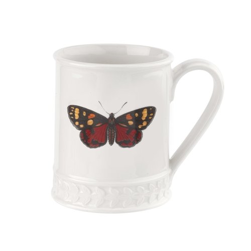 Portmeirion Botanic Garden Harmony Scarlet Butterfly Mug Portmeirion Botanic Garden Harmony Scarlet Butterfly Mug