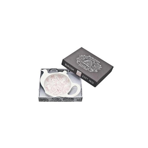 Burleigh Pottery Asiatic Pheasants Pink Mini Teapot Tea Bag Holder - Boxed Burleigh Pottery Asiatic Pheasants Pink Mini Teapot Tea Bag Holder - Boxed