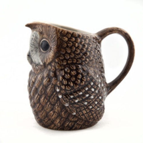 Quail Ceramics Quail Tawny Owl Jug 4.5" Quail Ceramics Quail Tawny Owl Jug 4.5"