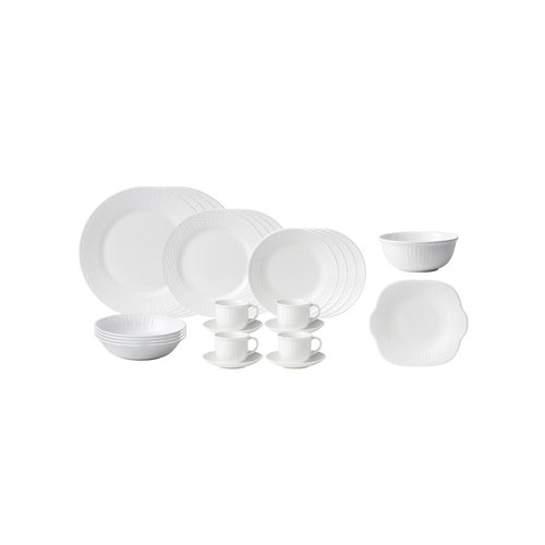 Wedgwood Wedgwood Nantucket 26 Piece Set White China Wedgwood Wedgwood Nantucket 26 Piece Set White China