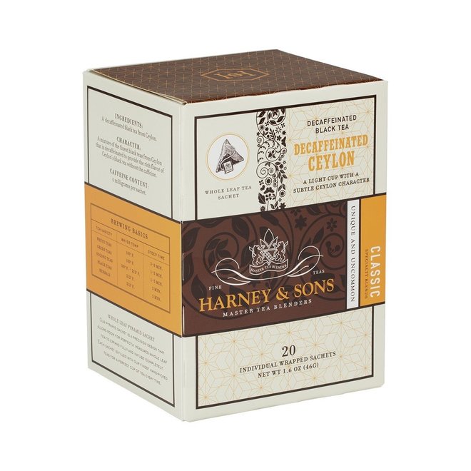 Harney & Sons Decaf Ceylon 20s Box