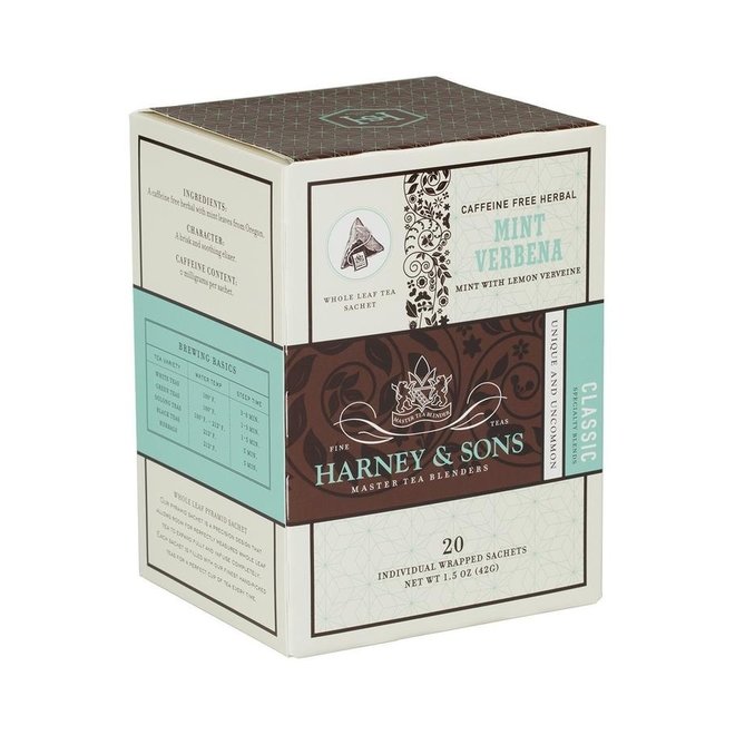 Harney & Sons Mint Verbena Herbal 20s Box