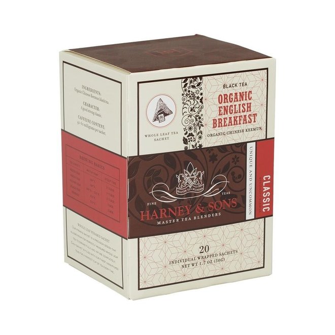 Harney & Sons Organic English Breakfast 20s