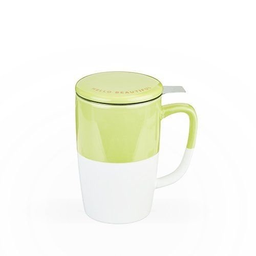 Pinky Up Delia, Green Tea Mug & Infuser by Pinky Up Pinky Up Delia, Green Tea Mug & Infuser by Pinky Up