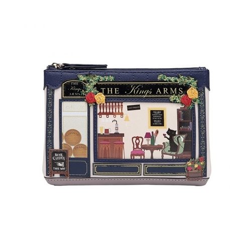 Vendula The Kings Arms Pub Zipper Coin Purse Vendula The Kings Arms Pub Zipper Coin Purse