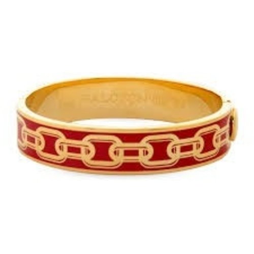 Halcyon Days Halcyon Days Chain Bangle - Red and Gold Halcyon Days Halcyon Days Chain Bangle - Red and Gold