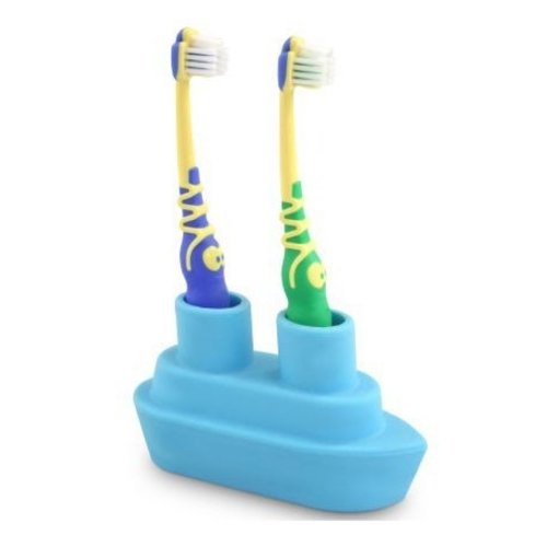 J-Me J-Me Boat Toothbrush Holder-Blue J-Me J-Me Boat Toothbrush Holder-Blue