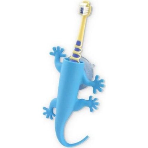 J-Me J-Me Larry the Lizard Toothbrush Holder-Blue J-Me J-Me Larry the Lizard Toothbrush Holder-Blue