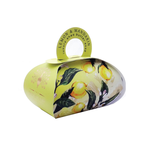 The English Soap Company Lemon & Mandarin Luxury Shea Butter Soap The English Soap Company Lemon & Mandarin Luxury Shea Butter Soap