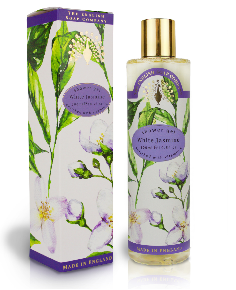 White Jasmine Shower Gel 300ml British Isles